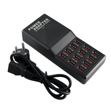 Usb Fast Charger 12 Port 12amp W858