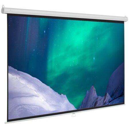 Projector Screen 120 Inch Manual 6x8 Feet 43mw Speed-x (Fine Quality)