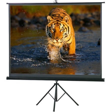 Projector Screen 120 Inch Tripod Portable 6x8 Feet 43MW Speed-X
