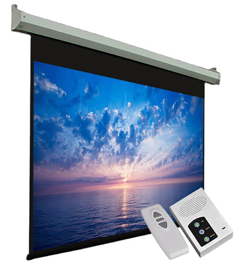 Projector Screen 150 Inch Electric Motorized 8x10 Feet 43mw Speedx