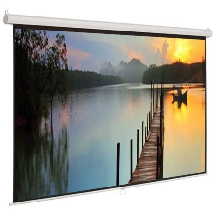 Projector Screen 150 Inch Manual 8x10 Feet 43mw Speed-x