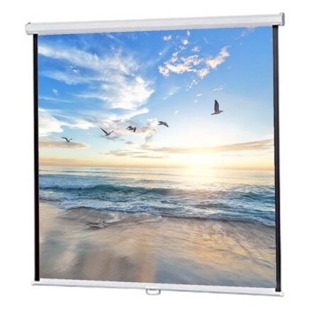 Projector Screen 72 Inch Manual 6x6 Feet 11mw Speed-x (Fine Quality)