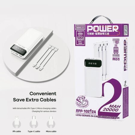 Remax LESU SERIES 20000mAh Power Bank 100% Original RPP-102
