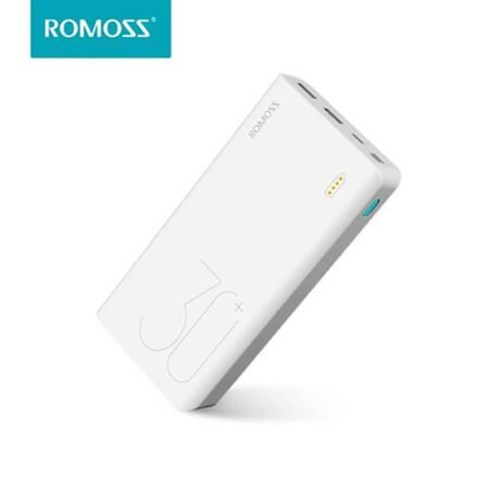 Romoss Sense 8 30000mah 18w Fast Charge Type-c Pd 3 Outputs & 3 Inputs Power Bank