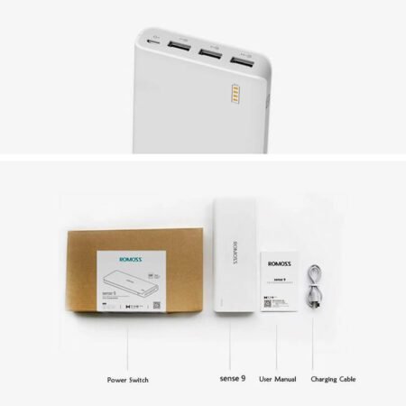 Romoss Sense 9 25000mah Power Bank for Smart Phones
