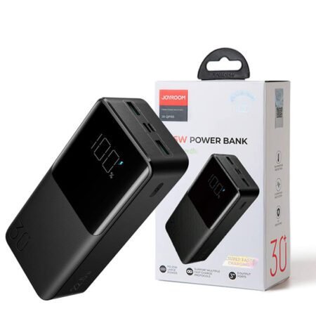 Joyroom Jr-qp193 22.5w 30000mah 2 Inputs + 3 Output Power Bank Led Display Pd 3.0 Qc 3.0