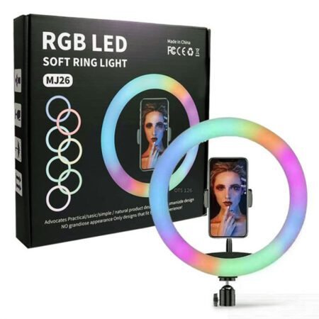 MJ26 RGB Led Soft Ring Light 26cm