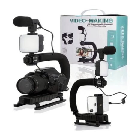 Ay-49u U Shaped Video Making Handheld Stabilizer Kit-Gadgetshop