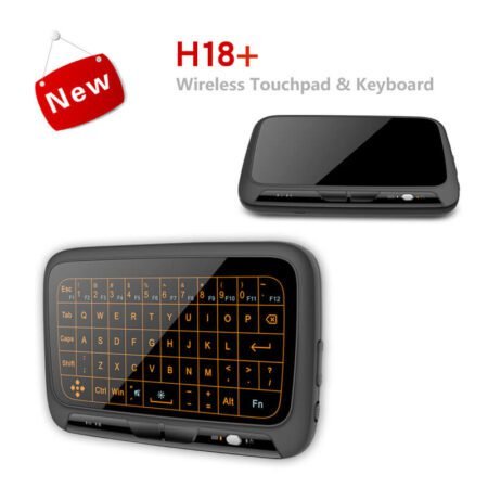 H18+ 2.4ghz Wireless Keyboard Full Touchpad Backlight Keyboard-Gadgetshop