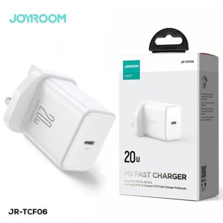 JOYROOM-TCF06 Flash Series PD 20W Single-Port Charger-White (UK)-Gadgetshop