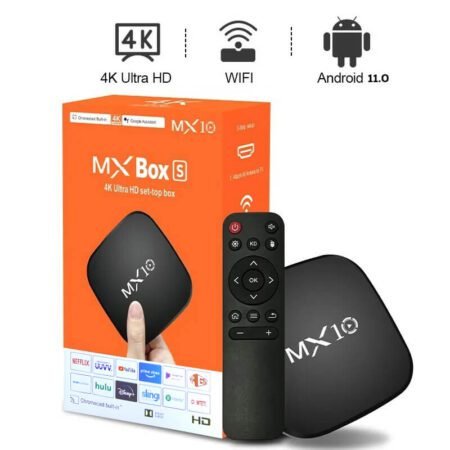 Mx10 Box S Android TV 11.0 Version 1+8gb-Gadgetshop-Pakistan