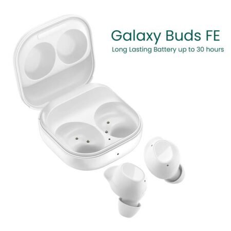 New Samsung Galaxy Buds Fe True Wireless Bluetooth Earbuds Sm-R400n White-Gadgetshop