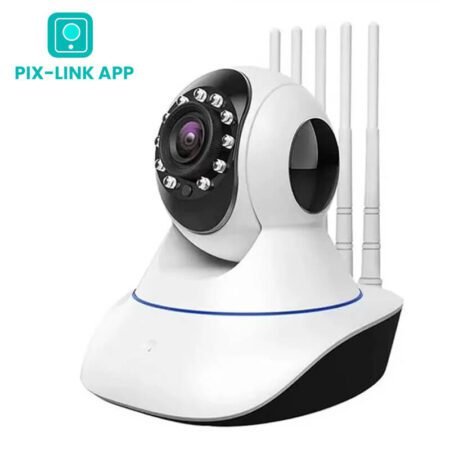 New Speed-X 5 Antenna Ipc App New Color Night Vision Camera 2mp 1080p Full Hd With Pixlinkipc App-Gadgetshop-Pakistan