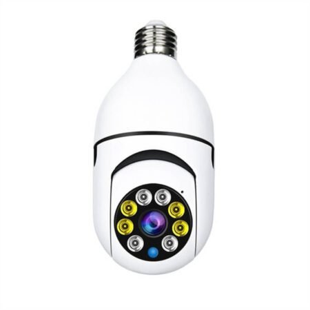 Speed-x Bulb Camera 1080p Panoramic Wifi Security with Night Vision & Motion Detection-Gadgetshop