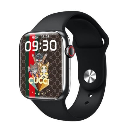 Gucci Design Strap Bracelet 45mm Silicon Strap For Apple Watch Gadgetshop.pk
