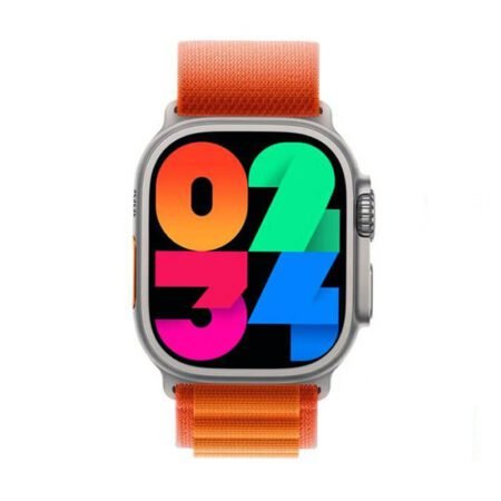 JS9 ULTRA MAX 2.12 Inch Amoled Screen Smart Watch Ultra 49mm Men Series 8 Nfc Wireless Charging Sports Watch (Orange) Gadgetshop.pk
