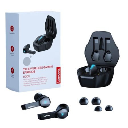 LENOVO HQ08 TRUE WIRELESS GAMING EARBUDS-GADGETSHOP-PAKISTAN