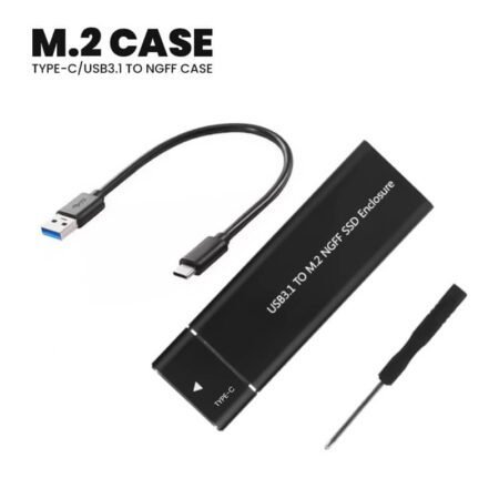M2 Ssd Enclosure, Usb 3.1 Gen 2-10 Gbps-Gadgetshop.pk