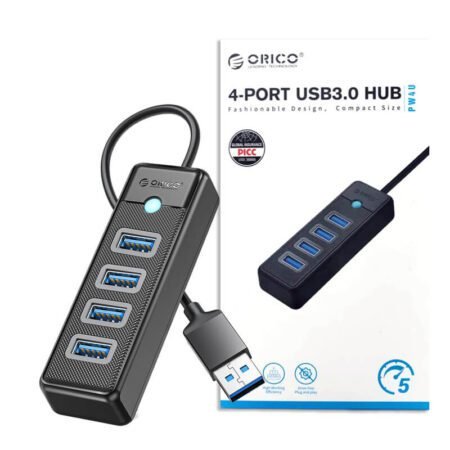 PW4U ORICO 4-Port USB HUB 3.0 5Gbps High Speed Fast Data Transfer-Gadgetshop.pk