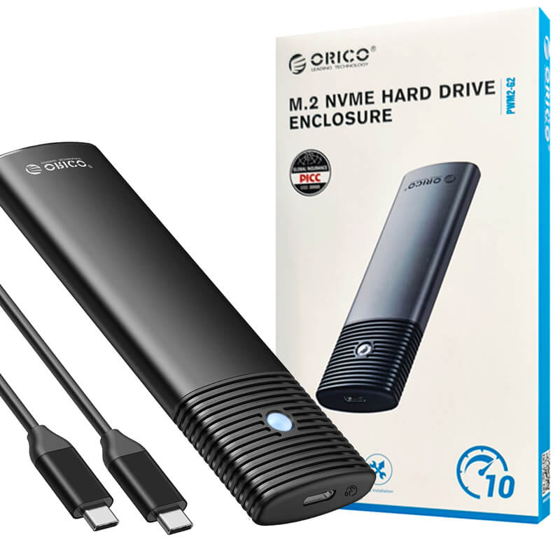 PWM2-G2 ORICO SSD M2 NVME HARD DRIVE ENCLOSURE