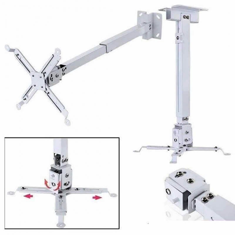 Projector Ceiling Mount Kit (Square Type) Stand 6.6feet 2m gadgetshop.pk