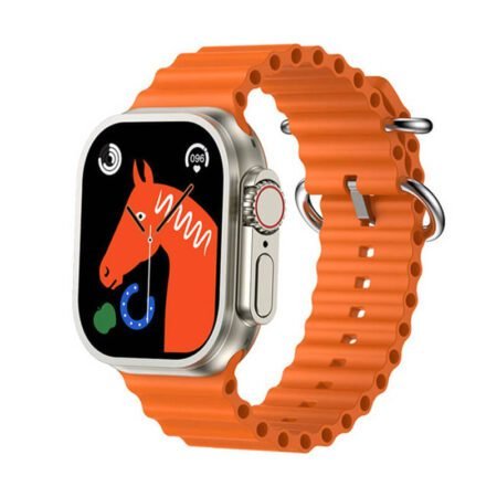 Ts8 Ultra Series 8 Men Women Bluetooth Call Heart Rate Sport Smartwatch ORANGE Gadgetshop.pk