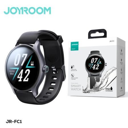 JOYROOM-FC1 Classic Series Smart Watch (Make Answer Call) Dark Gray Gadgetshop.pk
