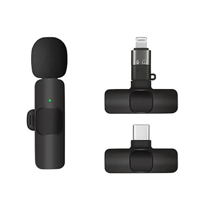 K9 Collar Wireless Microphone IPhone-Android & Type C Supported Wireless Microphone-Gadgetshop.pk