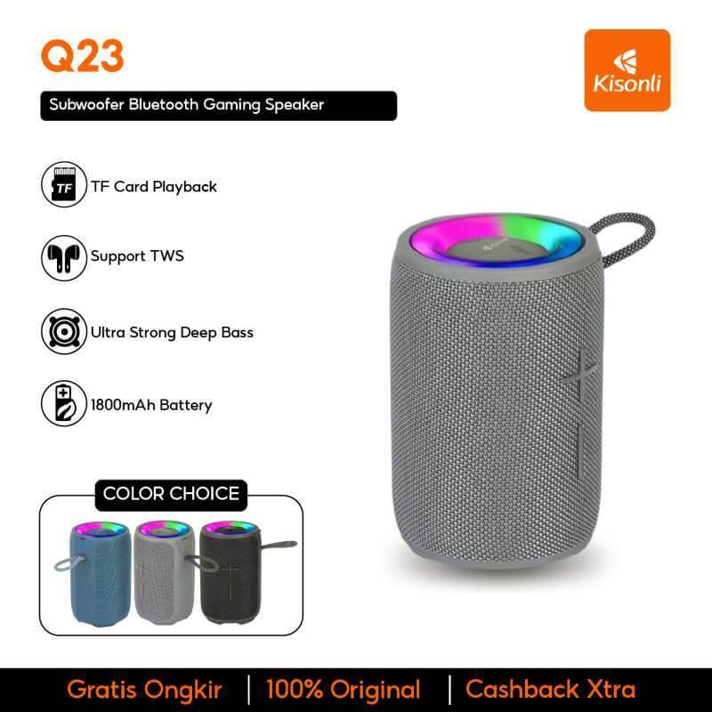 Kisonli Q23 12W party speaker with lights